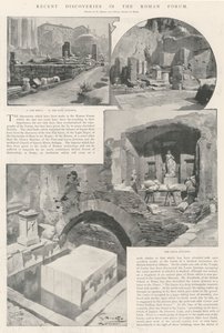 Découvertes récentes dans le Forum romain